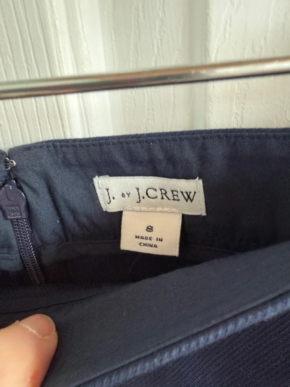 J. Crew Dark Navy Pencil Skirt